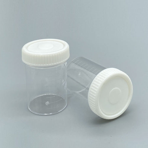 Medical Plastic Urine Container Collection Cup 60ml - mediniaga