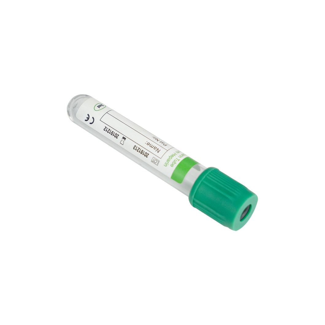 Disposable Medical PET 3-5ml Vacuum Blood Collection Heparine Tube - mediniaga
